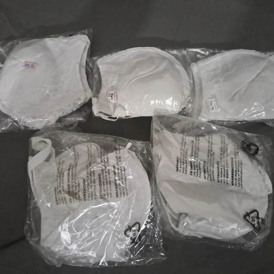 BOX OF APPROXIMATELY 20 PACKS OF WOMENS BRA'S - COLLECTION ONLY - SIZES VARY 