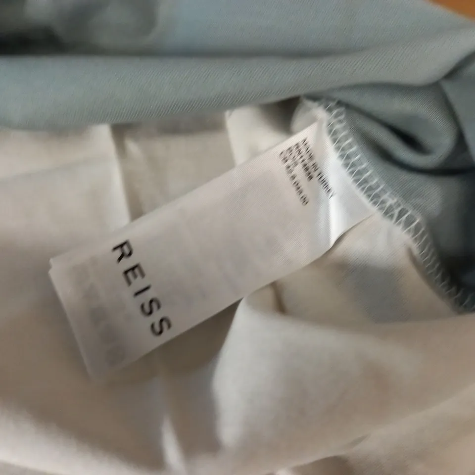 REISS WHITE/GREY T-SHIRT - S