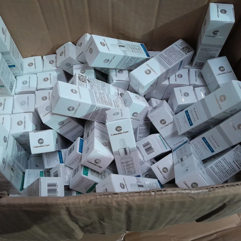 LOT OF APPROXIMATELY 100 COLUMBIA CARE 10ML CBD OILS 