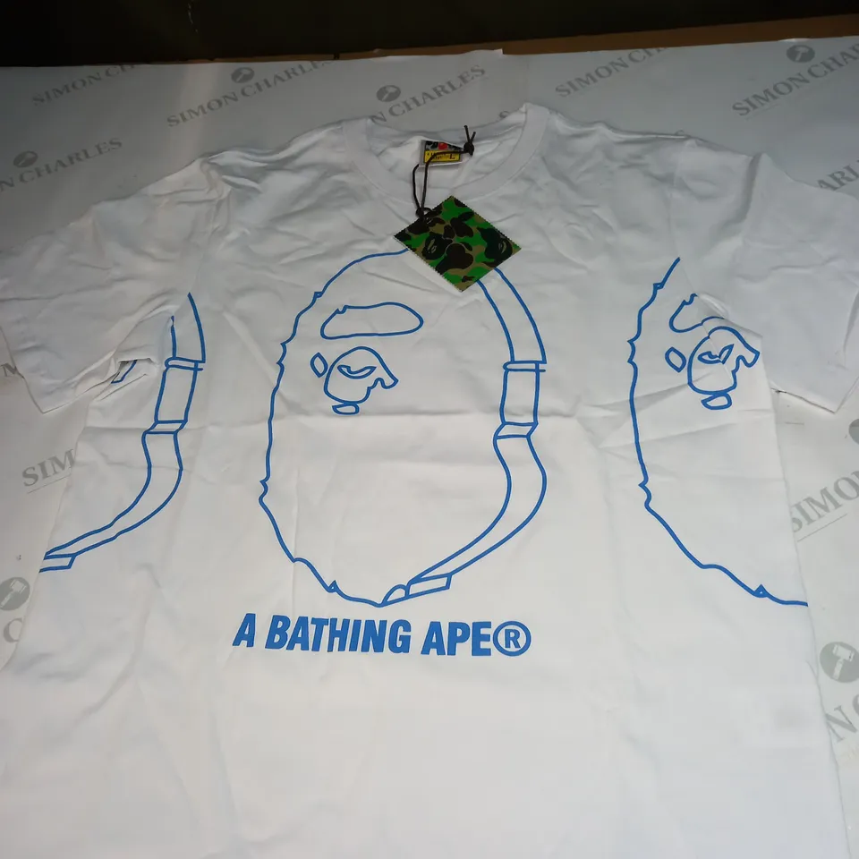 A BATHING APE CASUAL T-SHIRT SIZE L