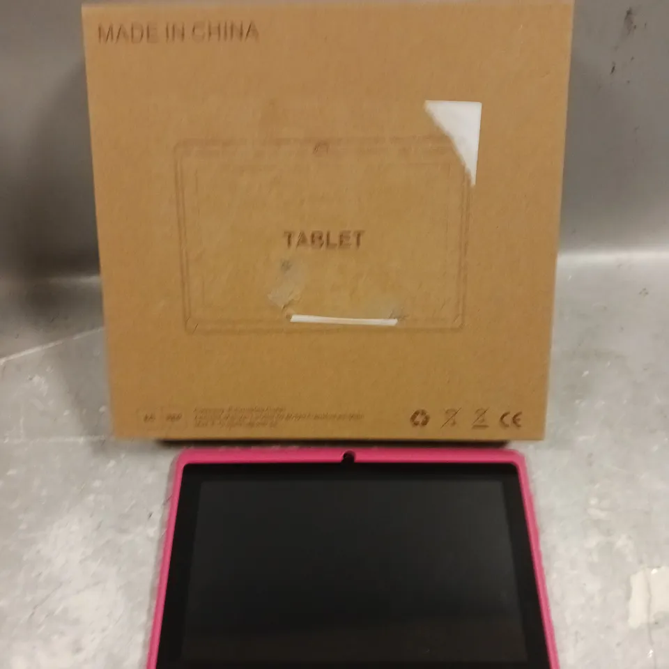 BOXED UNBRANDED ANDROID TABLET IN PINK