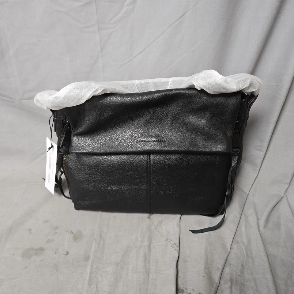 AIMEE KESTENBERG BLACK LEATHER CROSSBODY BAG