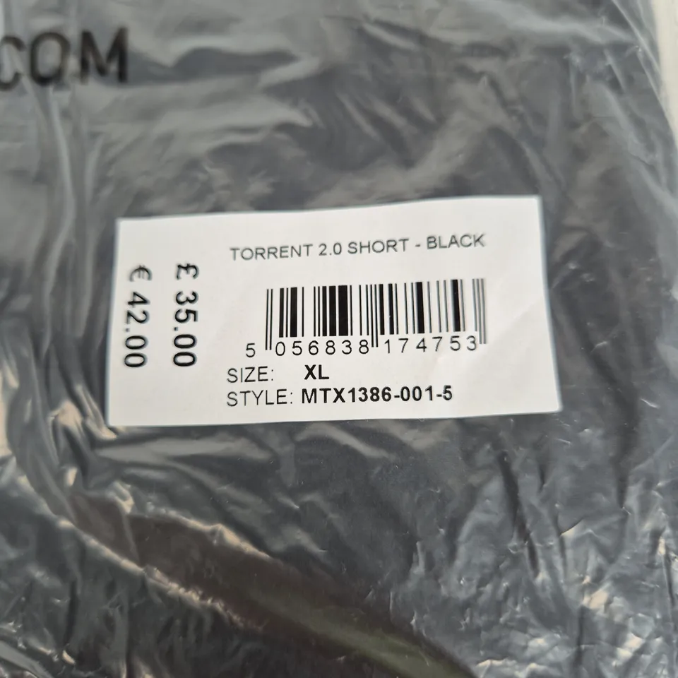 MONTIREX TORRENT 2.0 SHORT - BLACK, UK SIZE XL