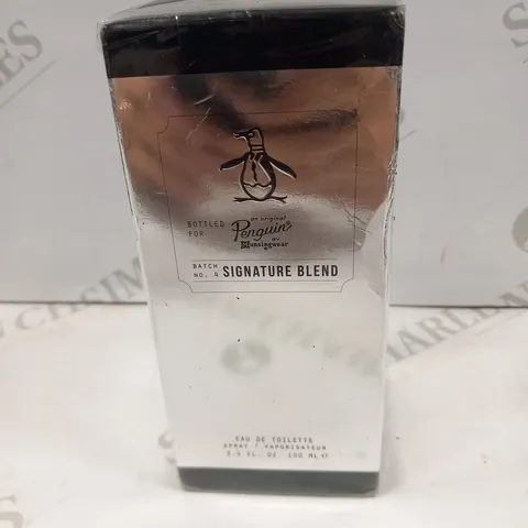 BOXED AND SELAED PENGUIN SIGNATURE BLEND EAU DE TOILETTE 100ML