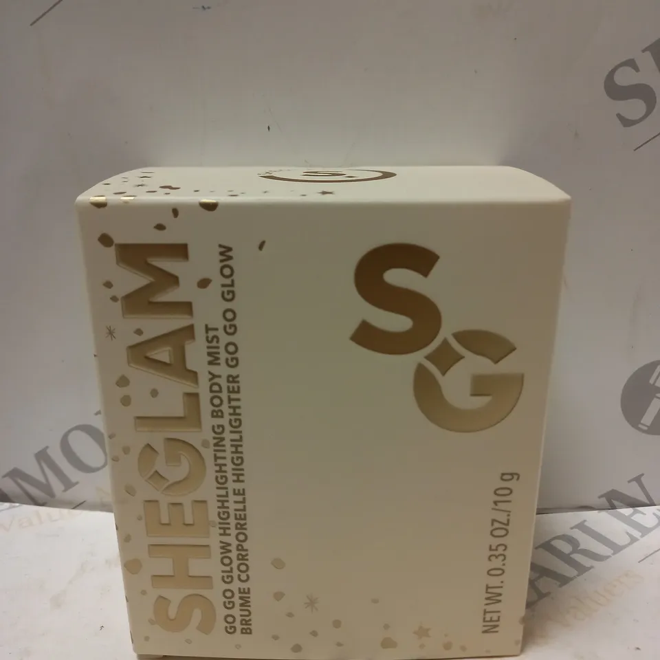 SEALED NEU OVP SHEGLAM GO GO GLOW MULTI-USE HIGHLIGHTING MIST POWDER GOLD LIPPENSTIFT