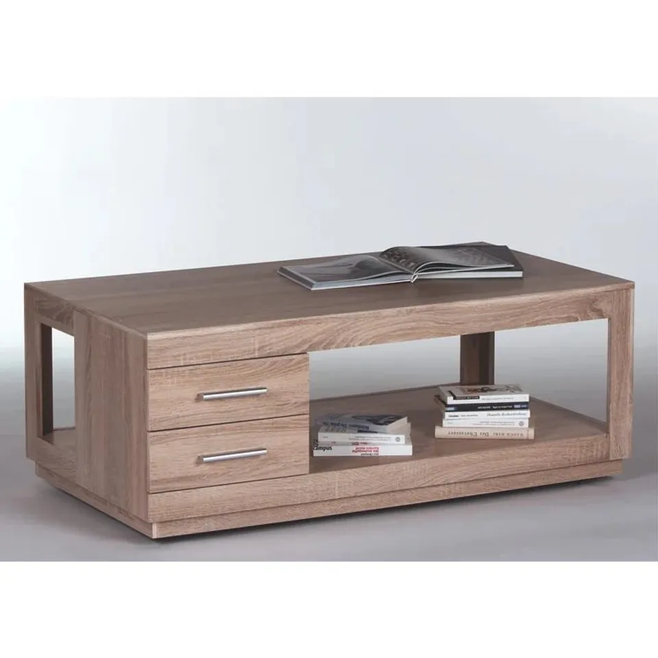 BRAND NEW BOXED CECILIA SAN REMO OAK COFFEE TABLE