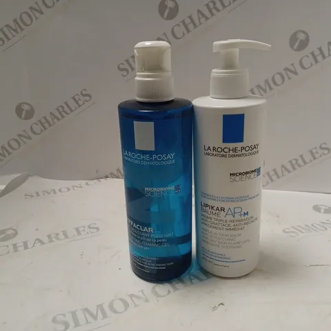 2 LA ROCHE-POSAY PRODUCTS TO INCLUDE TRIPLE ACTION BALM (400ml), PURIFYING FOAMING GEL (400ml)