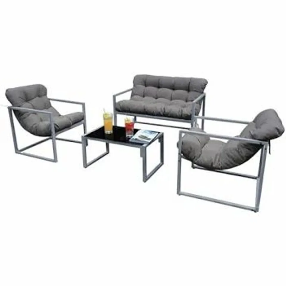 BOXED NEO GARDEN FURNITURE SET - GREY