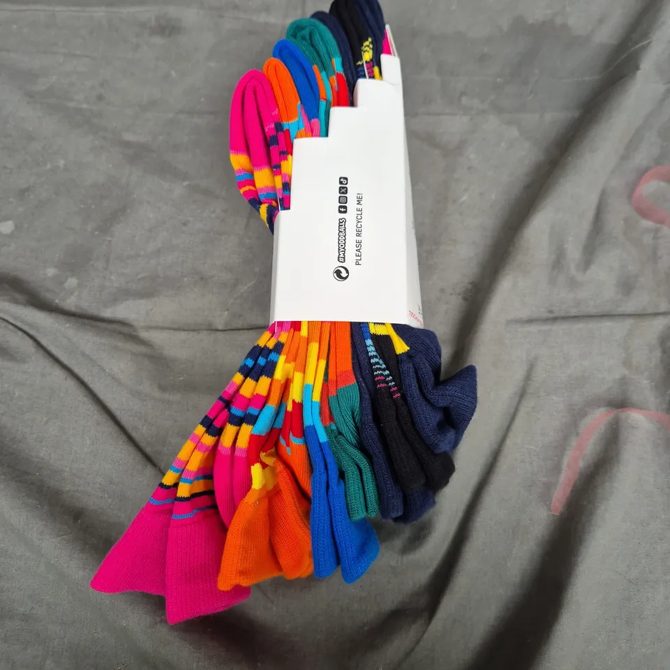 ODDBALLS RAINBOW STRIPE SOCKS – UK 11-13 (11-13)