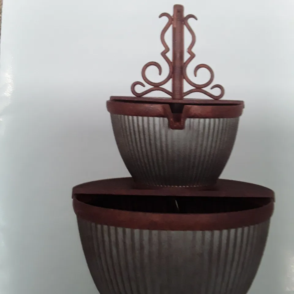 BRAND NEW BOXED EASY FOUNTAIN IRONDALE POURS WATER FEATURE (1 BOX)