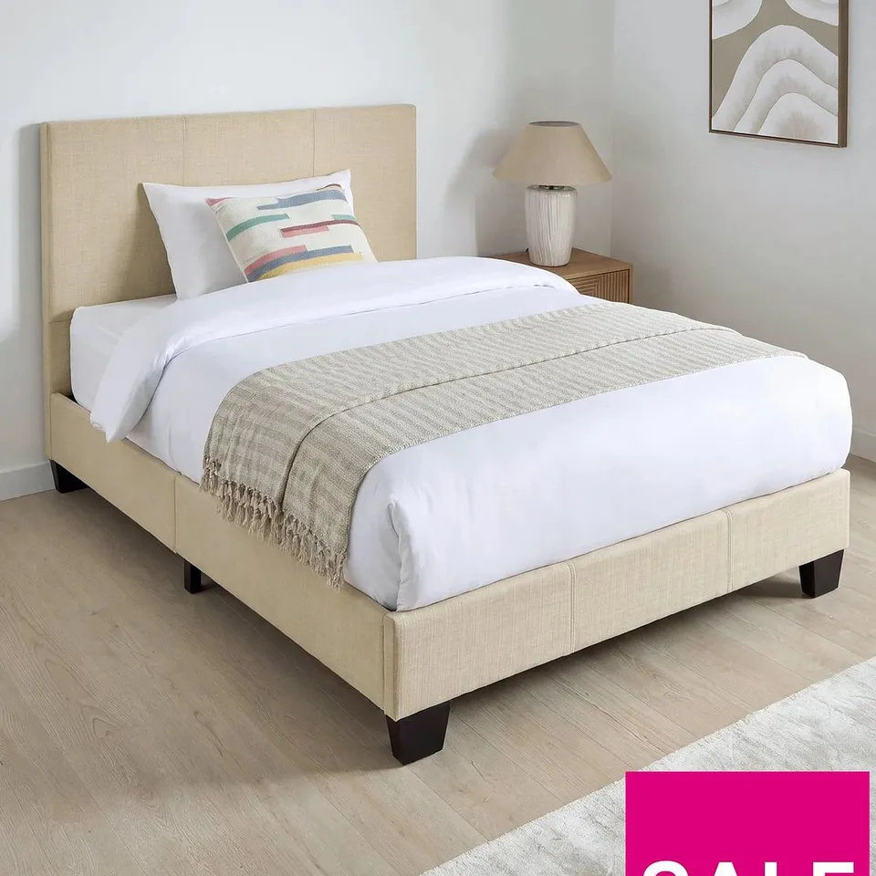 THE VERY COLLECTION RILEY FABRIC SMALL DOUBLE BED FRAME