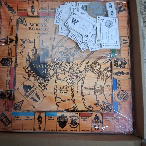 SIX HARRY POTTER MARAUDERERS MAP THEMED MONOPOLY STYLE GAMES