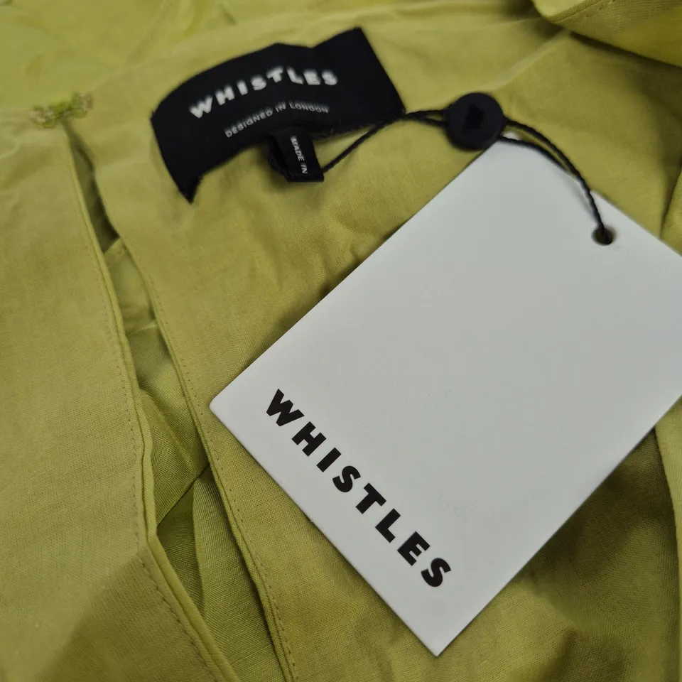 WHISTLES SLEEVELESS TIERED MIDI DRESS – UK 8 (EU 36)