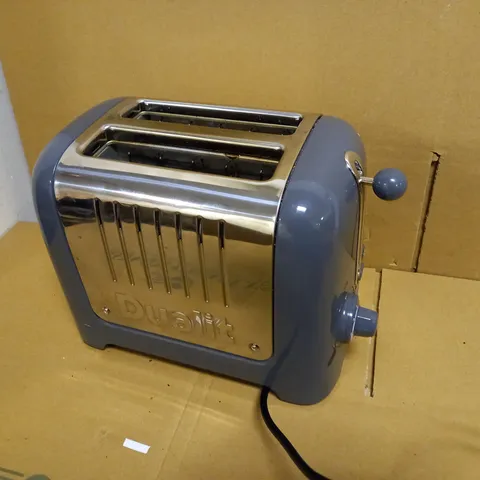 DUALIT 26204 2 SLOT TOASTER, 1100 W, GREY