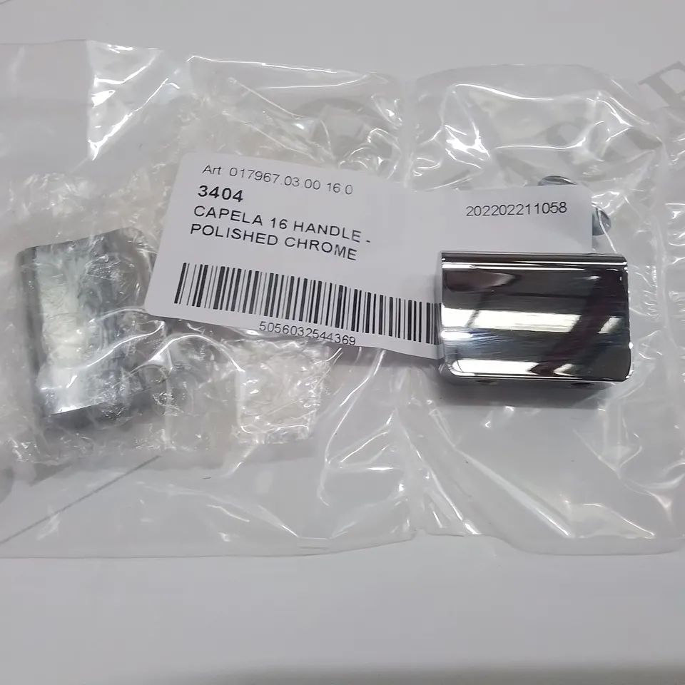 LOT OF APPROXIMATELY 50 BRAND NEW CAPELLA 32X8MM POLISH CHROME HANDLES