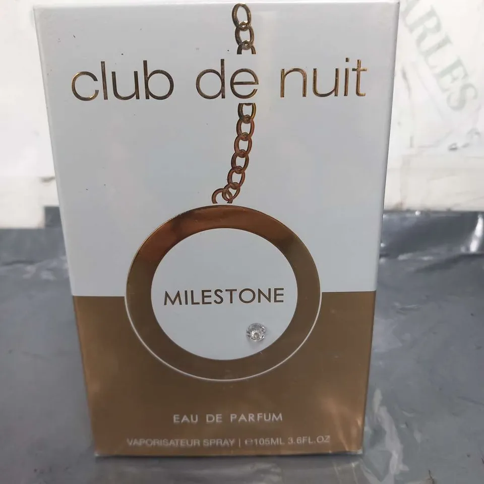 BOXED AND SEALED CLUB DE NUIT "MILESTONE" EAU DE PARFUM SPRAY 105ML