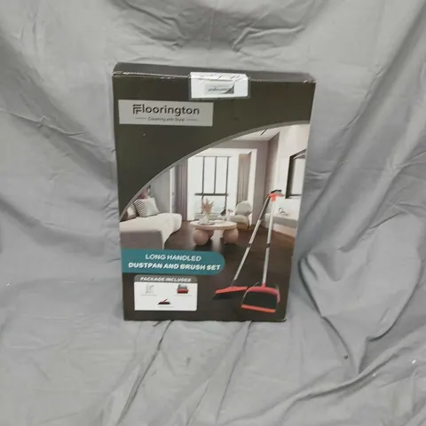 LONG HANDLED DUSTPAN & BRUSH SET – BOXED 