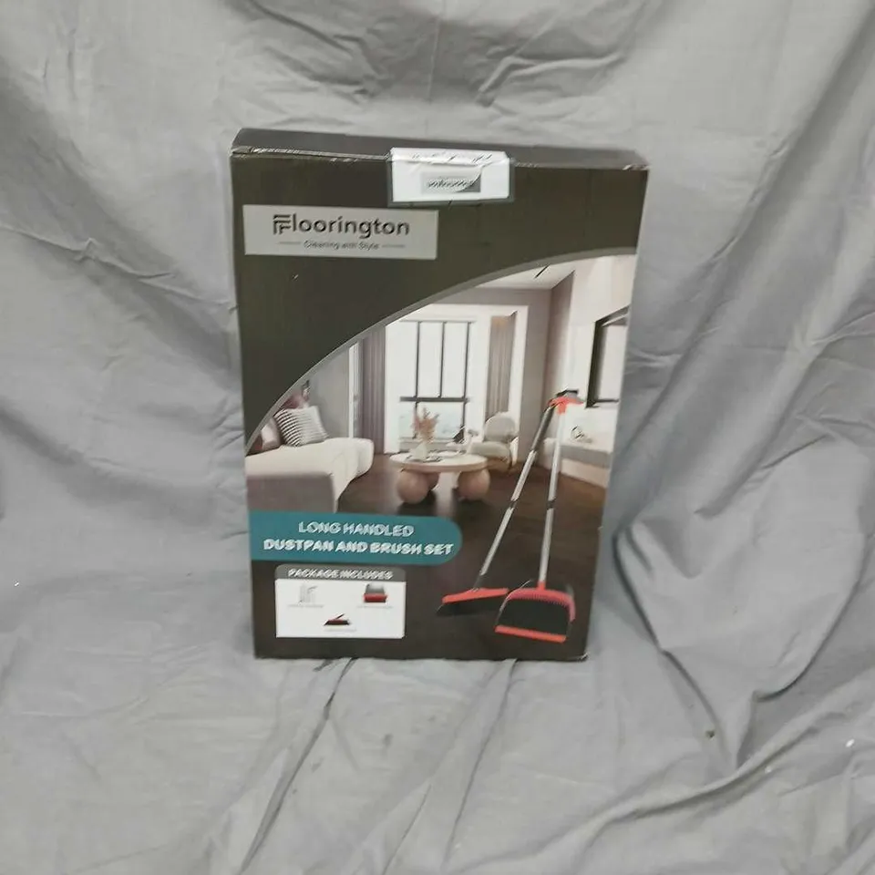 LONG HANDLED DUSTPAN & BRUSH SET – BOXED 