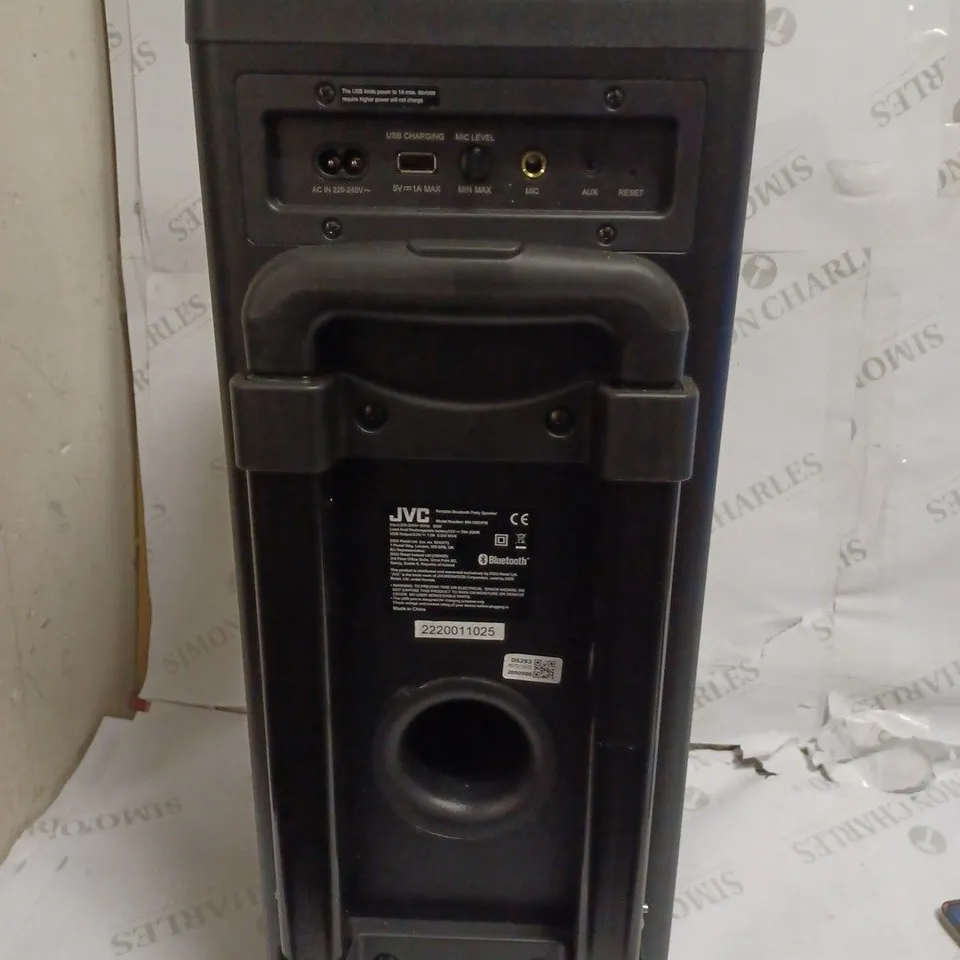 JVC PORTABLE BLUETOOTH PARTY SPEAKER