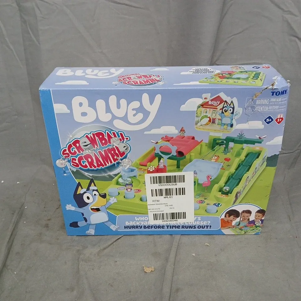 BOXED TOMY BLUEY SCREWBALL SCRAMBLE MAZE GAME 