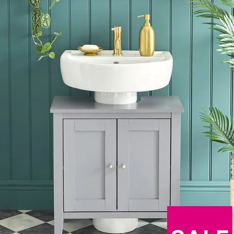 CORRIE UNDER SINK CABINET - GREY - FSC® CERTIFIED