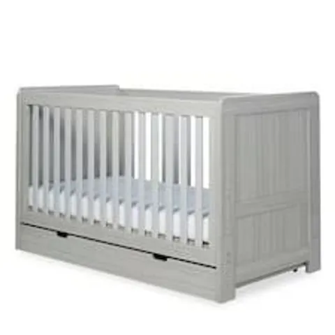 BOXED ICKLE BUBBA THE PEMBREY COT BED - ASH GREY (2 BOXES)