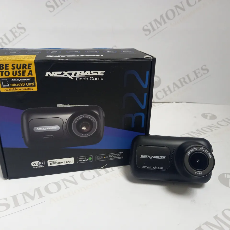 NEXTBASE 322 DASH CAM