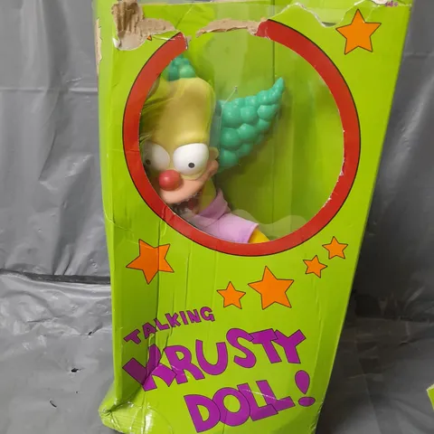 BOXED THE SIMPSONS TALKING KRUSTY