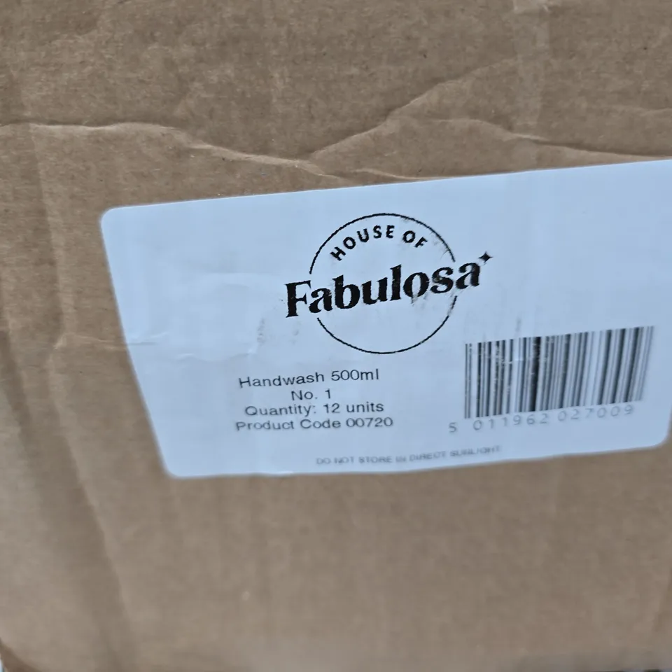 HOUSE OF FABULOSA HAND WASH 500ML – NO. 1 (12 PACK)