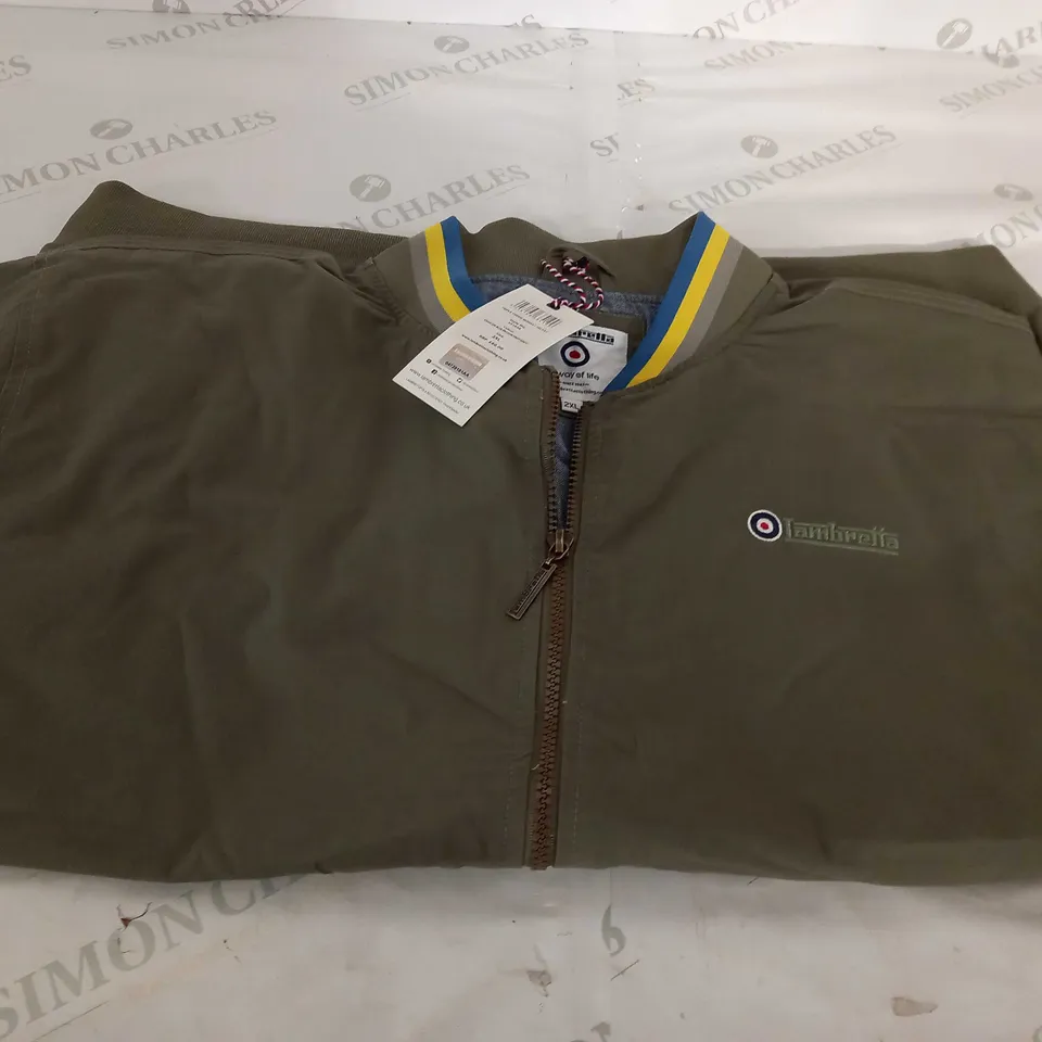 LAMBRETTA MENS TRIPLE TIPPED MONKEY JACKET - XXL