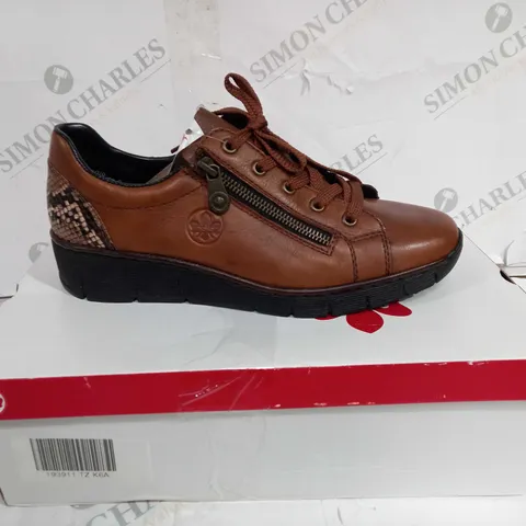 BROWN RIEKER SHOES SIZE 6 1/2