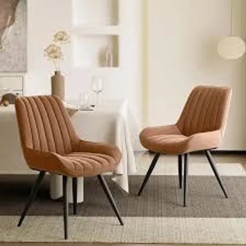 BOXED DINING CHAIR - BROWN (1 BOX)