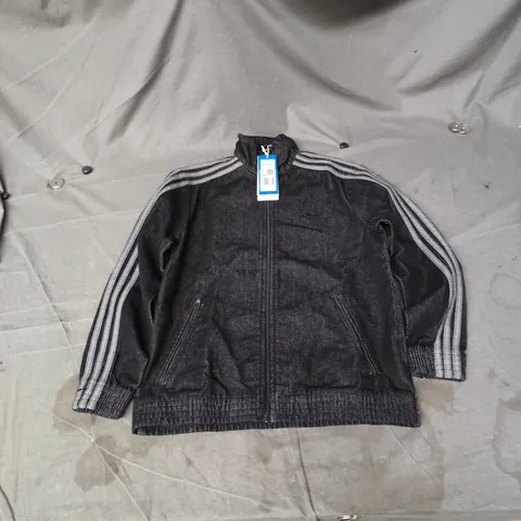 ADIDAS FIREBIRD DEN TT JACKET – BLACK, KIDS UK 11-12