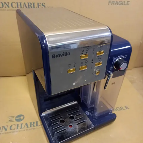 BREVILLE ONE-TOUCH COFFEEHOUSE COFFEE MACHINE - NAVY BLUE