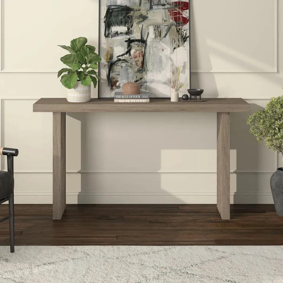 BOXED ANABERTA 139.7CM CONSOLE TABLE 