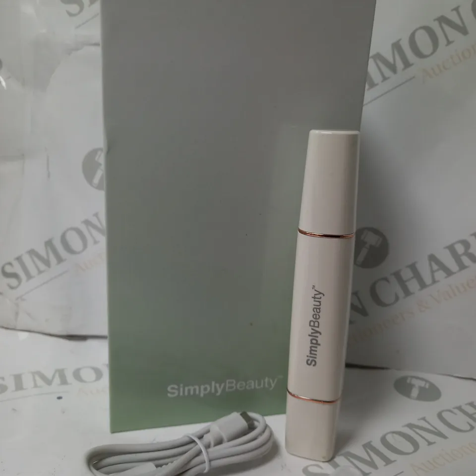 SIMPLY BEAUTY 2 IN 1 SUPER SMOOTH FACE & BROWS HAIR REMOVER SYSTEM WHITE