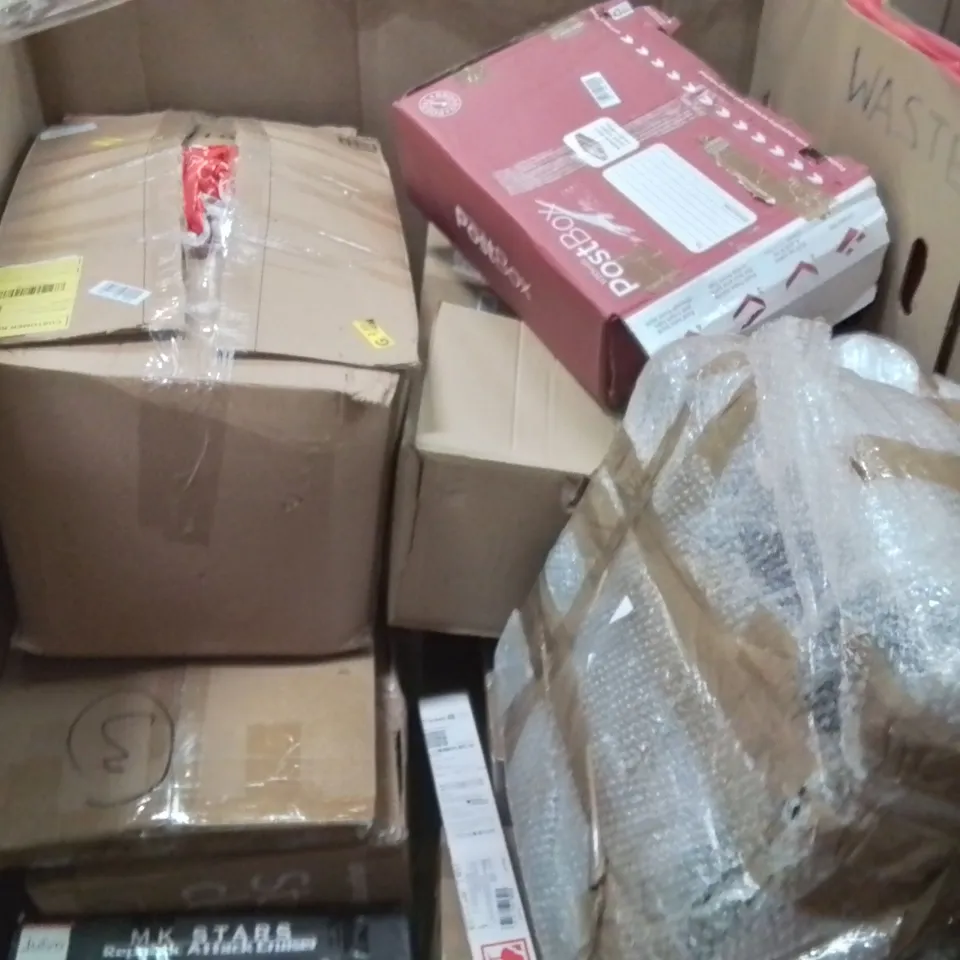 PALLET OF ASSORTED HOUSEHOLD GOODS AND PRODUCTS TO INCLUDE; GOVEE TREE FLOOR LAMPS,STEAM CLEANER,AIR FRYER