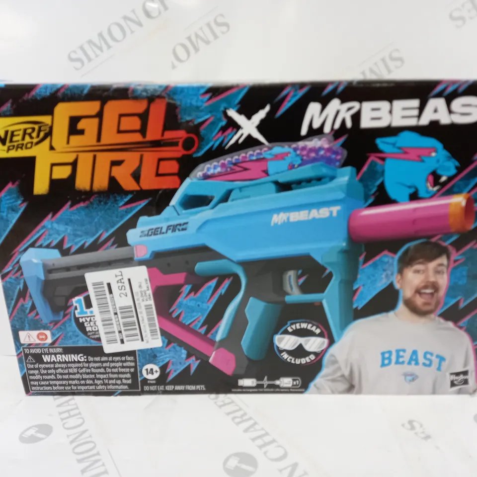 BOXED NERF PRO GELFIRE MRBEAST RRP £65.99