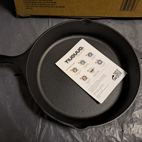 NOUVVA PRE-SEASONED 12" CAST IRON SKILLET