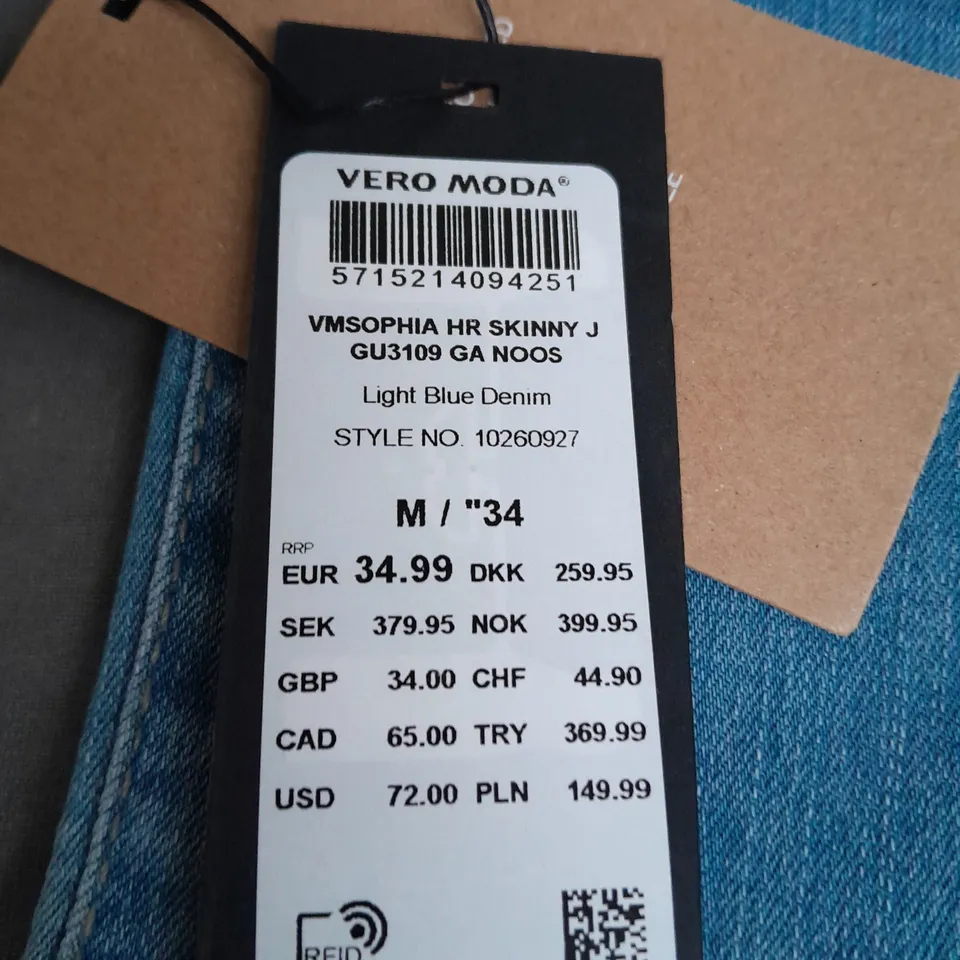 VERA MODA HIGH RISE SKINNY JEANS - M / 34"