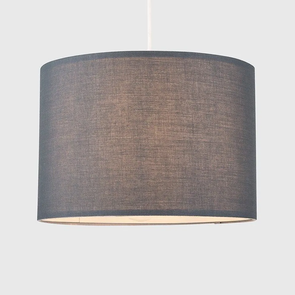 ROLLA 35CM COTTON DRUM LAMP SHADE