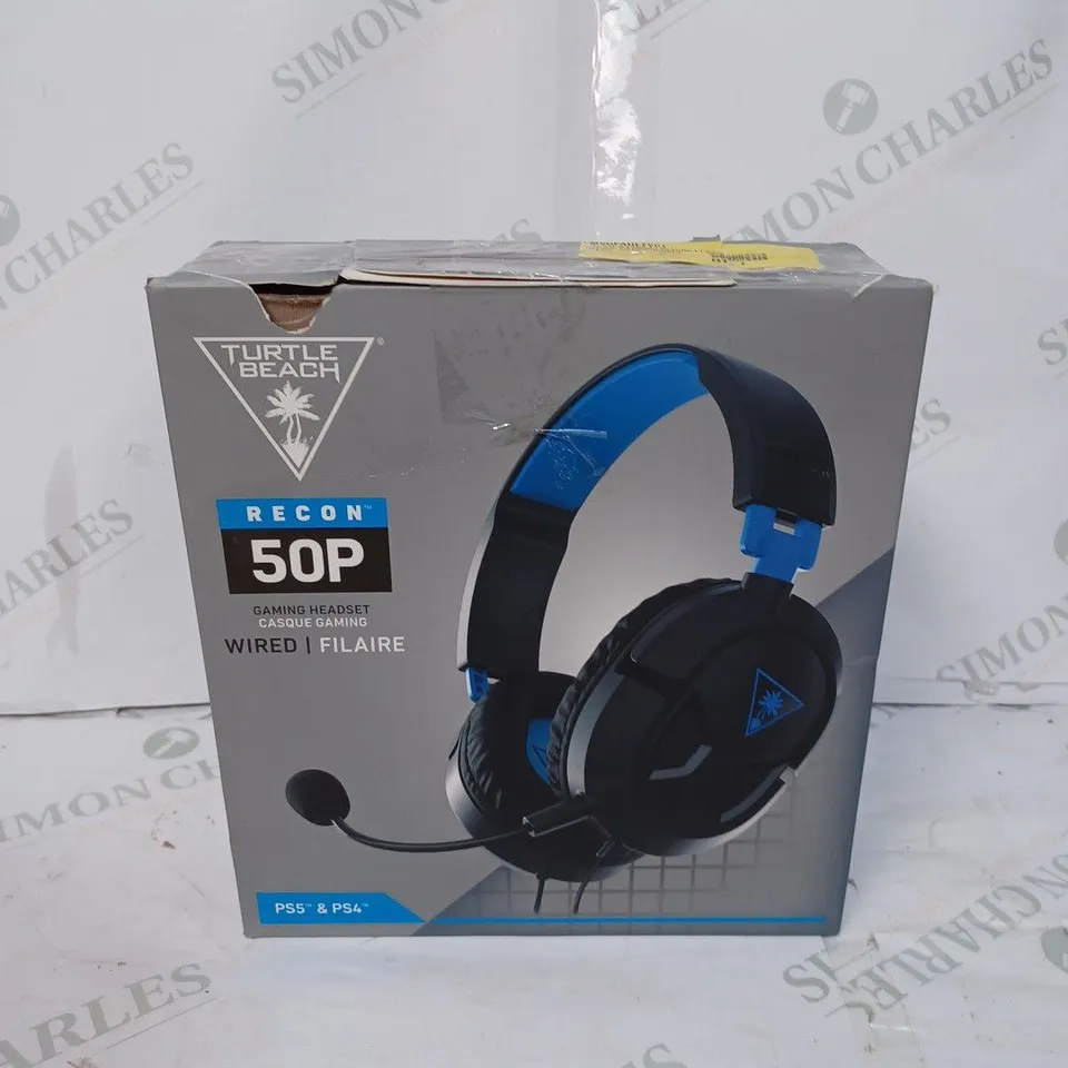 TURTLE BEACH RECON 50P WIRED PS4/PS5 GAMING HEADSET 
