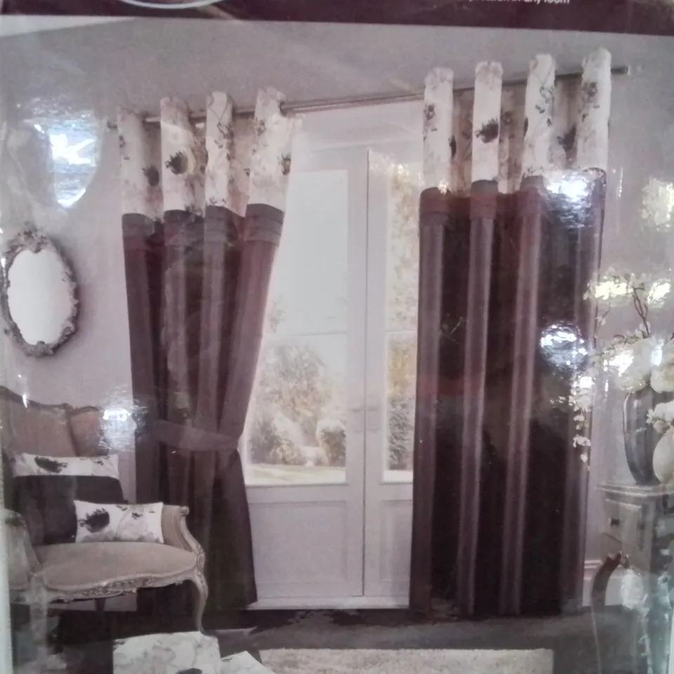 BRAND NEW SIGNATURE FULLY LINED CURTAINS 66" X 90" -GREY-