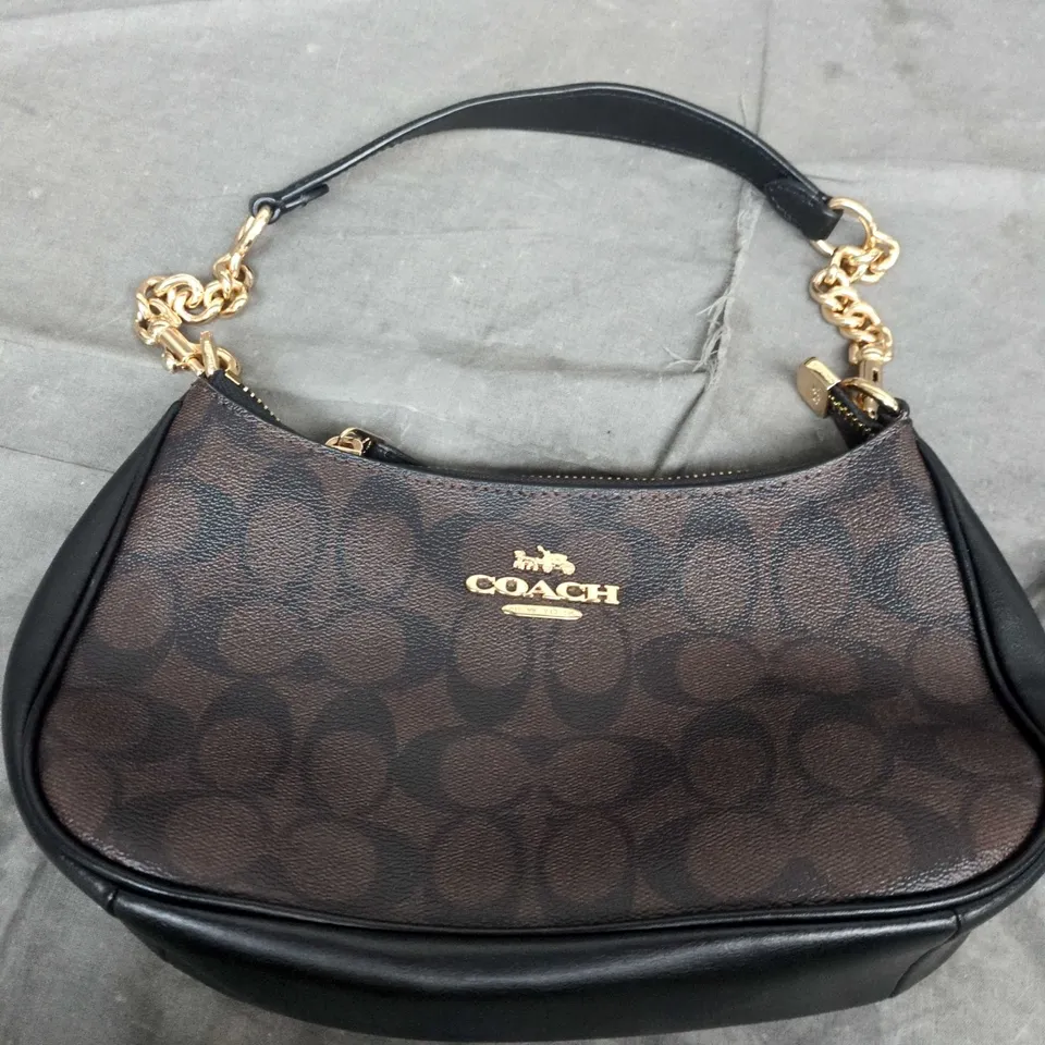 COACH SIGNATURE MONOGRAM SHOULDER BAG
