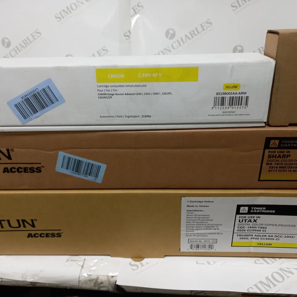 LOT OF 16 ASSORTED PRINTER CARTRIDGES TO INCLUDE BROTHER, XEROX AND KATUN