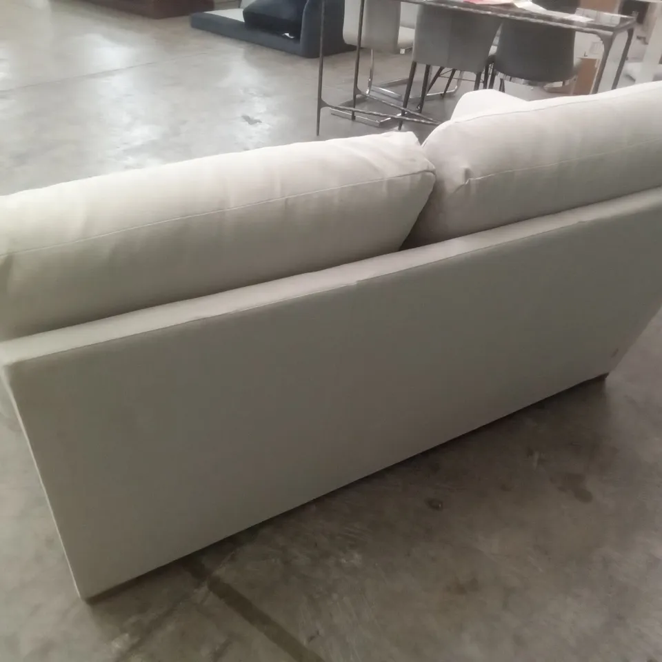 QUALITY DESIGNER MILES LHF SOFA SECTION - NATURAL FABRIC 