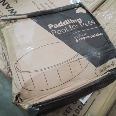BOXED  PADDLING POOL FOR PETS
