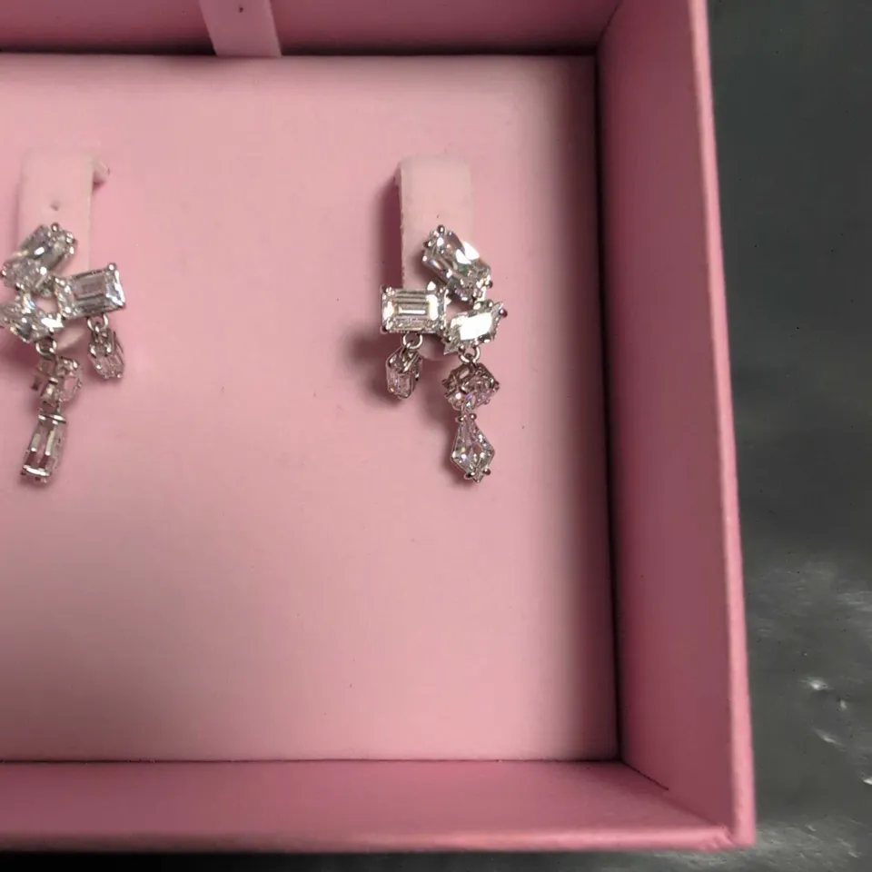 Swarovski PE SD Cluster Earrings - Boxed