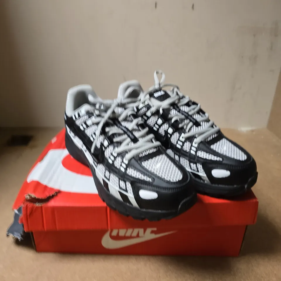 NIKE P-6000 SNEAKERS – WHITE/BLACK, UK 7