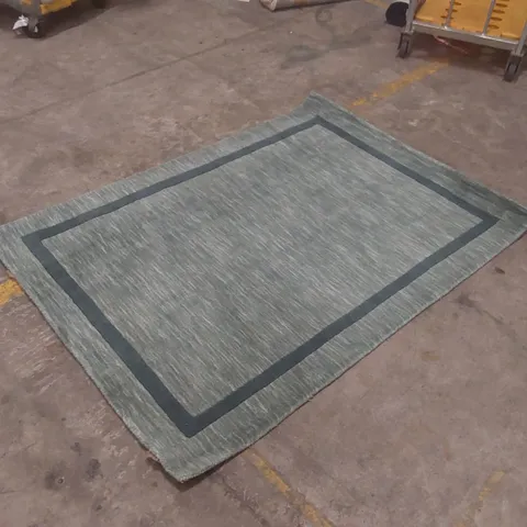 HABA ASCOT TEAL 100% PURE WOOL 120 x 170cm